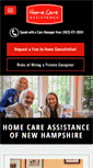 Mobile Screenshot of newhampshirehomecareassistance.com